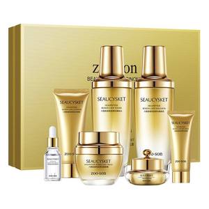 Ensemble de soins de la <span class=keywords><strong>peau</strong></span> OEM 12 pièces, fond de teint liquide, sérum éclaircissant, collagène, or, vitamine E pour un usage quotidien, à la maison, en voyage, en cadeau - Product Image 6