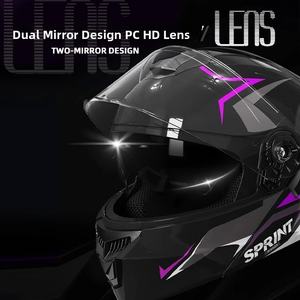 Casco Modular para Motocicleta con Mentonera Abatible, Certificado DOT ECE, con Visera Transparente de Clase Óptica - Product Image 6