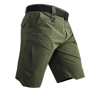 Custom Wholesale Quick Dry Multi Pockets Tactical Outdoor Hiking Pants Summer Casual Cargo Shorts