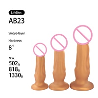 Super enorme líquido de silicona consolador Extra grande grueso gigante juguete sexual para las mujeres gran Consolador de juguete