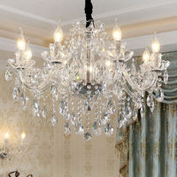 Lustre en Cristal de Luxe pour Hall d'Hôtel, Suspension Élégante pour Salle de Banquet, Villa, Escalier et Éclairage de Décoration Intérieure