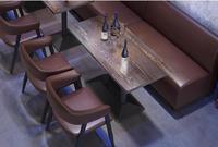 Tables et chaises de bar et de café pour snack-bar, burger, salon de thé, bistro musical, librairie