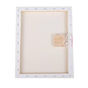 Toile de coton tendue sur châssis sur mesure avec impression UV, cadre en bois magnétique blanc - Product Image 2