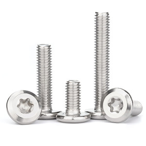 High Factory Price SS304 Furniture <b>Screws</b> Bolts M5 M6 Torx Beveled Large <b>Flat</b> Head Metric SIzes Measurement System - Product Image 1