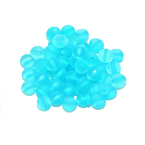 Perline ILAN da 10mm Blu Piscina per Creazione di Gioielli - Product Image 2