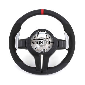 एम स्पोर्ट्स स्पोर्ट्स सफेद सेमी-पंच्ड चमड़े के कार्बन स्टीयरिंग व्हील के लिए सफेद सेमी-पंच्ड चमड़े के कार्बन स्टीयरिंग व्हील-पंच्ड चमड़े के कार्बन स्टीयरिंग व्हील व्हील - Product Image 2