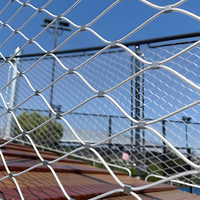 Filet de sécurité en treillis métallique en acier inoxydable de haute qualité, durable et flexible, pour clôture de zoo, volière et applications architecturales