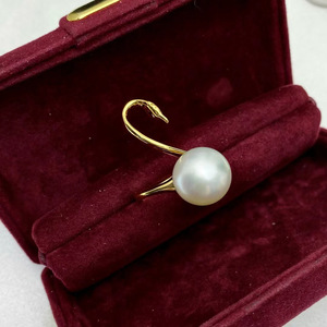 Base para Anillo de Plata S925, Accesorio de Joyería de Moda DIY con Cuentas de 6-8mm, Base Vacía para Anillos de Plata 10063 - Product Image 3