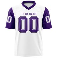 Maillots de football américain en polyester 100 % respirants, à séchage rapide, antibactériens, à manches courtes, vêtements de sport de qualité supérieure avec design gratuit