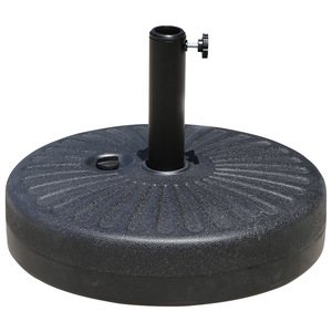 Outdoor Patio Umbrella Base Weighted Resin Stand For Courtyard Villa Cafe Use - Product Image 5