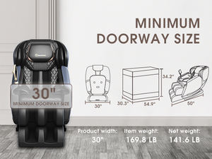 Großhandel Ganzkörper <span class=keywords><strong>massage</strong></span> stuhl Schwerelosigkeit Design Liege funktion für das Home Office mit bequemen Dick polster Bulk Deals - Product Image 4