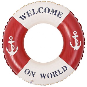 BS-s 60cm Venta caliente anillo de natación blanco PVC anillo de natación 120cm anillo de natación inflable claro - Product Image 5