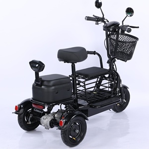 Un petit vélo électrique pliable à <span class=keywords><strong>trois</strong></span> <span class=keywords><strong>roues</strong></span> pour le transport des enfants, adapté aux femmes âgées à la maison - Product Image 4