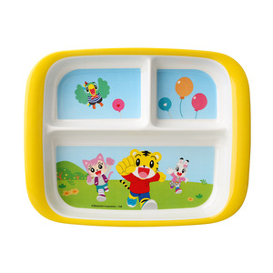 Five And Harmony Childrens Melamine Divided Plate 3 Compartment Cartoon Design For 2-4 Years Kids Dining Tray - Product Image 5