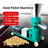 Nouvelle machine à granulés d'aliments pour animaux à moteur électrique triphasé en acier inoxydable 220V, capacité de 200 kg/h, pour poulets, canards, oies, porcs, bovins, moutons
