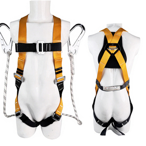 <span class=keywords><strong>Harness</strong></span> Keselamatan Industri Oranye untuk Perlindungan Jatuh, Panjang yang Dapat Disesuaikan, D-Ring, Pengikat Baja, Penyesuaian Geser, Praktis - Product Image 1