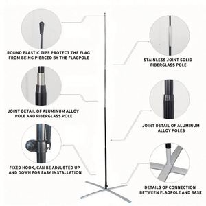 ธงชายหาดแบบกำหนดเอง ธงขนนก ธงหยดน้ำ ธงสวูเปอร์ ธงฟลัตเตอร์ ธงเปิดร้าน ธงกลางแจ้ง - Product Image 4