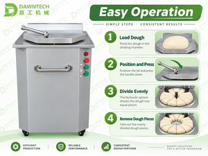 Máquina Automática Hidráulica para Dividir Masa, Cortadora de Masa para Pan, Pizza, Bollos, Equipo de Panadería - Product Image 2