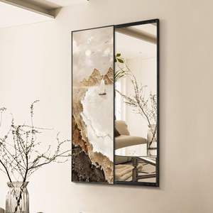 Dipinti a figura intera in stile Art déco moderni da appendere a <span class=keywords><strong>parete</strong></span> minimalisti a specchio nascosto disegni dipinti decorativi con <span class=keywords><strong>specchi</strong></span> nascosti - Product Image 3