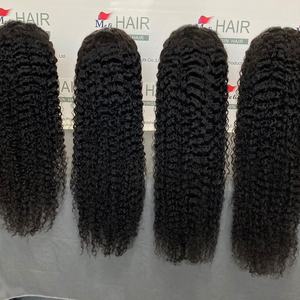 Perruque frontale brésilienne bouclée profonde avec dentelle transparente, petits nœuds, cheveux Remy haute densité, baby hair, perruque frontale complète Dream Wig - Product Image 4