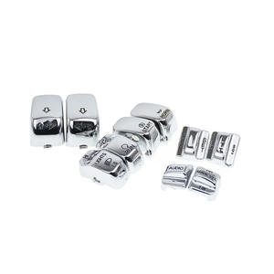 Pièces de moto, couvercles de boutons, adaptés à la modification du capuchon d'interrupteur du guidon Harley Touring, kit de 10 capuchons d'interrupteurs - Product Image 3
