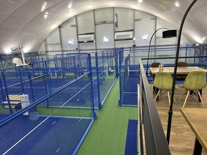 Pista de Pádel Profesional Panorámica de Visión Completa para Interiores, Cancha de Tenis Bull Padel, Canchas Deportivas - Product Image 4