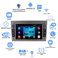 Autoradio Android CarPlay universel pour Opel Astra H J 2004 Vectra Vauxhall Antara Zafira Corsa C D Vivaro Meriva Veda