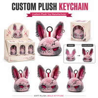 Peluche personnalisée en boîte mystère OEM ODM, fabricant de peluches, conception de logo personnalisé, poupée en peluche mignonne