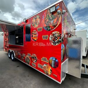 Remorque de restauration mobile 2025 entièrement équipée pour l'extérieur – Chariots mobiles pour bière, glaces et café – Remorques alimentaires entièrement équipées - Product Image 3