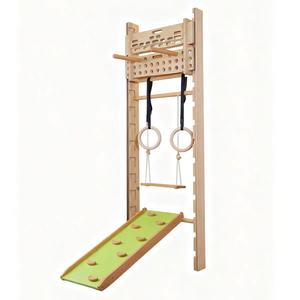 Wellshow Rock <span class=keywords><strong>Climbing</strong></span> Hangboard, planche d'entraînement en bois pour la force des mains, planche d'entraînement pour les doigts, exerceur pour les avant-bras, pour les grimpeurs et les athlètes - Product Image 1
