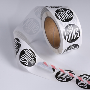 Etiquetas de Vinilo Personalizadas en Rollo, Etiquetas Autoadhesivas Impermeables para Códigos de Barras, Precios, Envases de Cosméticos, Etiquetas de PVC Blancas en Rollo - Product Image 2