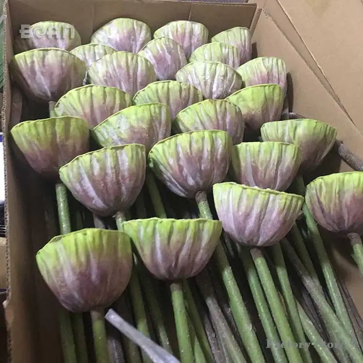 Hoa Lụa Giả Fleuriste Water Lily, Hạt Giống Hoa Sen, Dùng Trong Nhà Và Đám Cưới