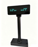 Pantalla LED VFD de 20x2 Líneas para Punto de Venta, Monitor Fluorescente al Vacío para Caja Registradora de Supermercado y Tienda Minorista