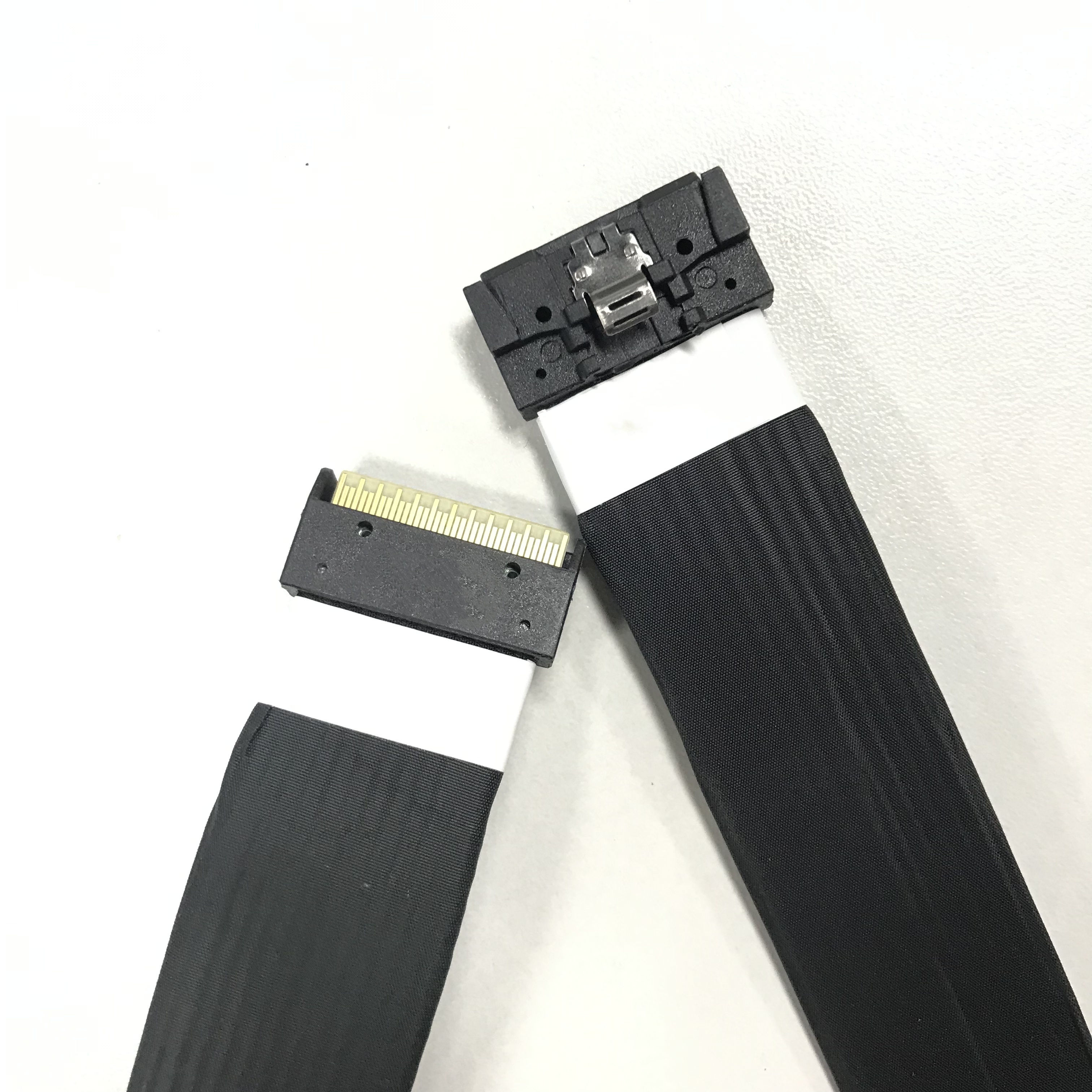 HONPNK 1.2M/1.6M SlimSAS SFF-8654 8i to SlimSAS SFF-8654 8i Cable Server Hard Disk Data Cable