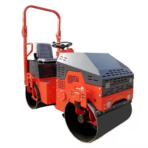 1.5 Ton Double Drum Hydraulic Vibratory Asphalt Roller with Diesel Engine Used for Construction for Roads