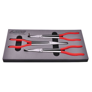 <b>Set</b> of 3 Kravm non-slip long-handled <b>pliers</b> in heat shrink - Product Image 1