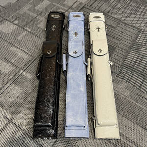 Sac de transport sur mesure fait main pour queues de <span class=keywords><strong>Crokinole</strong></span> et de Nine-ball, modèle 0507, options demi-queue/4 trous/7 trous, conception à grande tête - Product Image 4