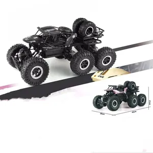 Carro de brinquedo off road de alta velocidade 2.4G 1/12 com seis rodas e controle remoto em liga RC, carro de brinquedo para escalada automática Ferngesteuertes
