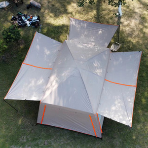 Carpa de Camping para Verano, de Tela Oxford Impermeable, Apertura Rápida, Doble Capa, Estilo Camuflaje, Antimosquitos - Product Image 2