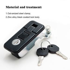 Cerradura de Puerta con Botón de Presión y Pestillo de Compresión de Aleación de Zinc de Tamaño Grande, Cerradura de Panel para Camioneta, Cubierta, Carcasa, Cerradura para <span class=keywords><strong>Camper</strong></span> - Product Image 3