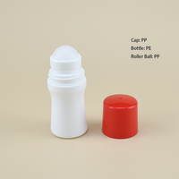 Flacons à bille en PP pour déodorant, 40 ml, écologiques, en plastique
