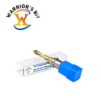 Warrior's Bit TCT 2 cannelures haut et bas fraise à compression fraise en bout CNC mèche pour le travail du bois