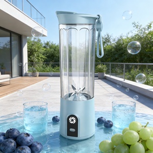 Blender portable sans fil mini presse-agrumes avec batterie longue durée de 2000 mAh, compatible avec les voitures USB, conteneur sans BPA pour l'extérieur - Product Image 5