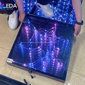 Leda Tùy chỉnh hình vuông sàn nhảy <span class=keywords><strong>Led</strong></span> RGB ánh sáng sao từ khối sân khấu cho đám cưới Đảng trang trí nội thất - Product Image 6