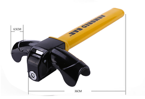 Verrou de volant de <span class=keywords><strong>voiture</strong></span> universel en forme de T, barres de verrouillage de volant robustes avec clés, sécurité <span class=keywords><strong>antivol</strong></span> - Product Image 6