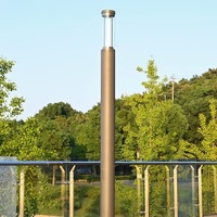 Éclairage extérieur moderne de haute qualité LED Pole Light Garden Post Top Light