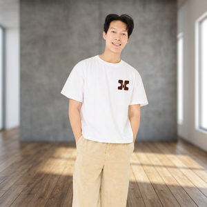 เสื้อยืดทรงบ็อกซี่ DTF พิมพ์ลาย 230gsm คุณภาพสูง เนื้อผ้าหนา รับสกรีนโลโก้ - Product Image 6