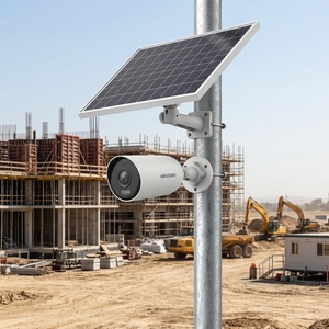 Caméra solaire 4G Hikvision <span class=keywords><strong>DS</strong></span>-2CFS04/4G 4MP 24/7 en stock – Audio bidirectionnel 4G LTE, éclairage <span class=keywords><strong>hybride</strong></span> 30m, extérieur, sans alimentation, mode AOV - Product Image 2