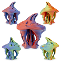 Filament d'imprimante 3D ZIRO, mat, tricolore, couleurs néon, co-extrusion, 1 kg, 1,75 mm, tiges en plastique PLA flexibles, filament d'impression 3D