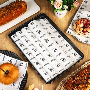 Custom Eco-Friendly Disposable Food-grade <b>Greaseproof</b> Recyclable Biodegradable Wrapping <b>Paper</b> for Bakery Sandwiches Packaging - Product Image 3
